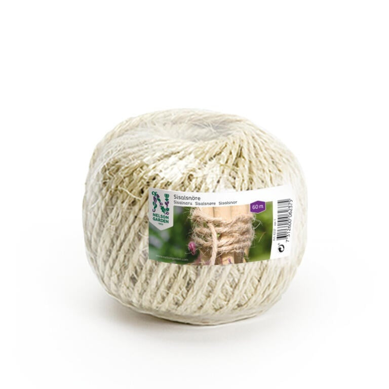 Snöre Sisal 2-tråd 60m.